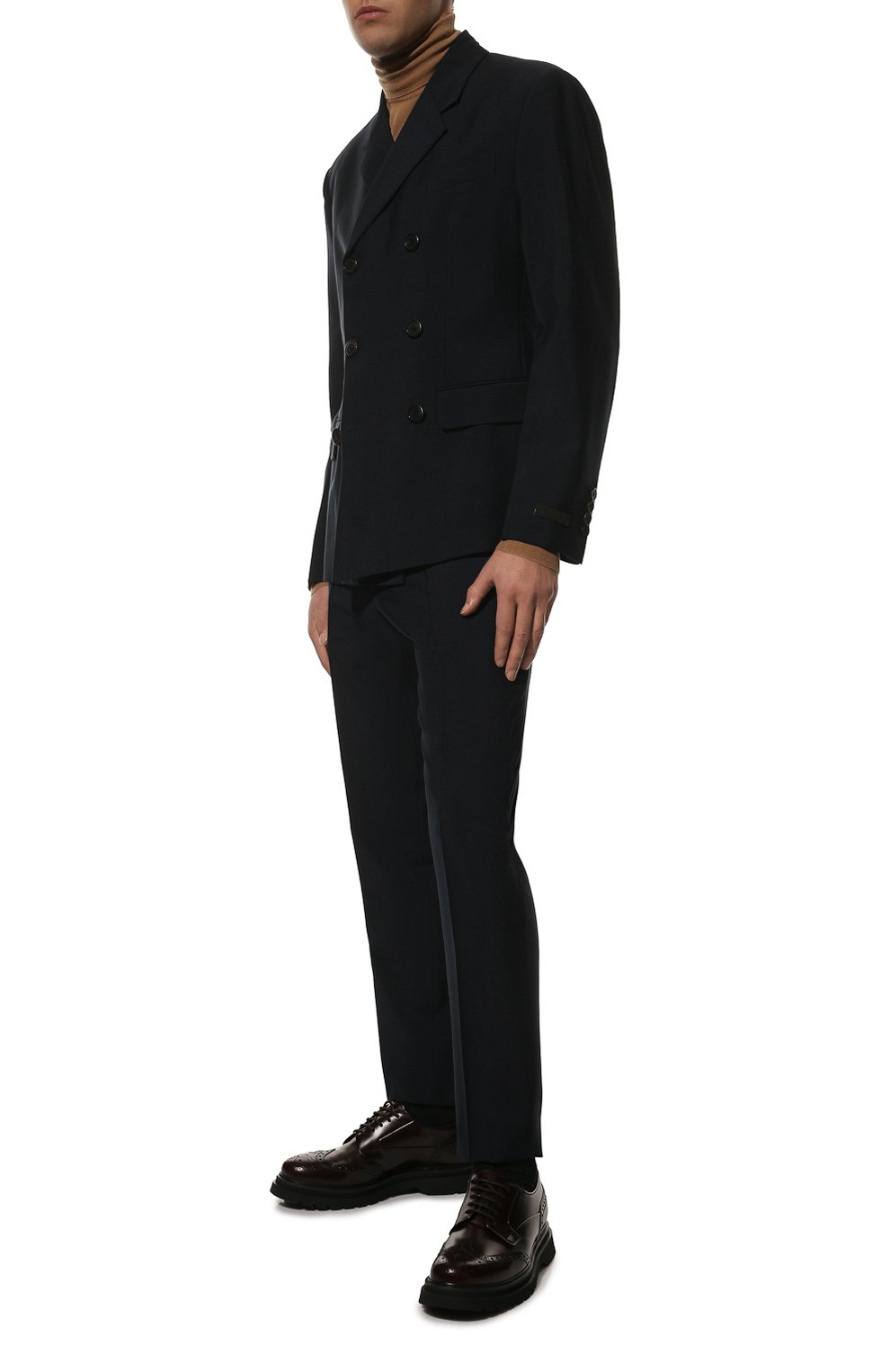 Кожаные дерби PRADA, арт. 2EE307-B4L-F0003, фото 2