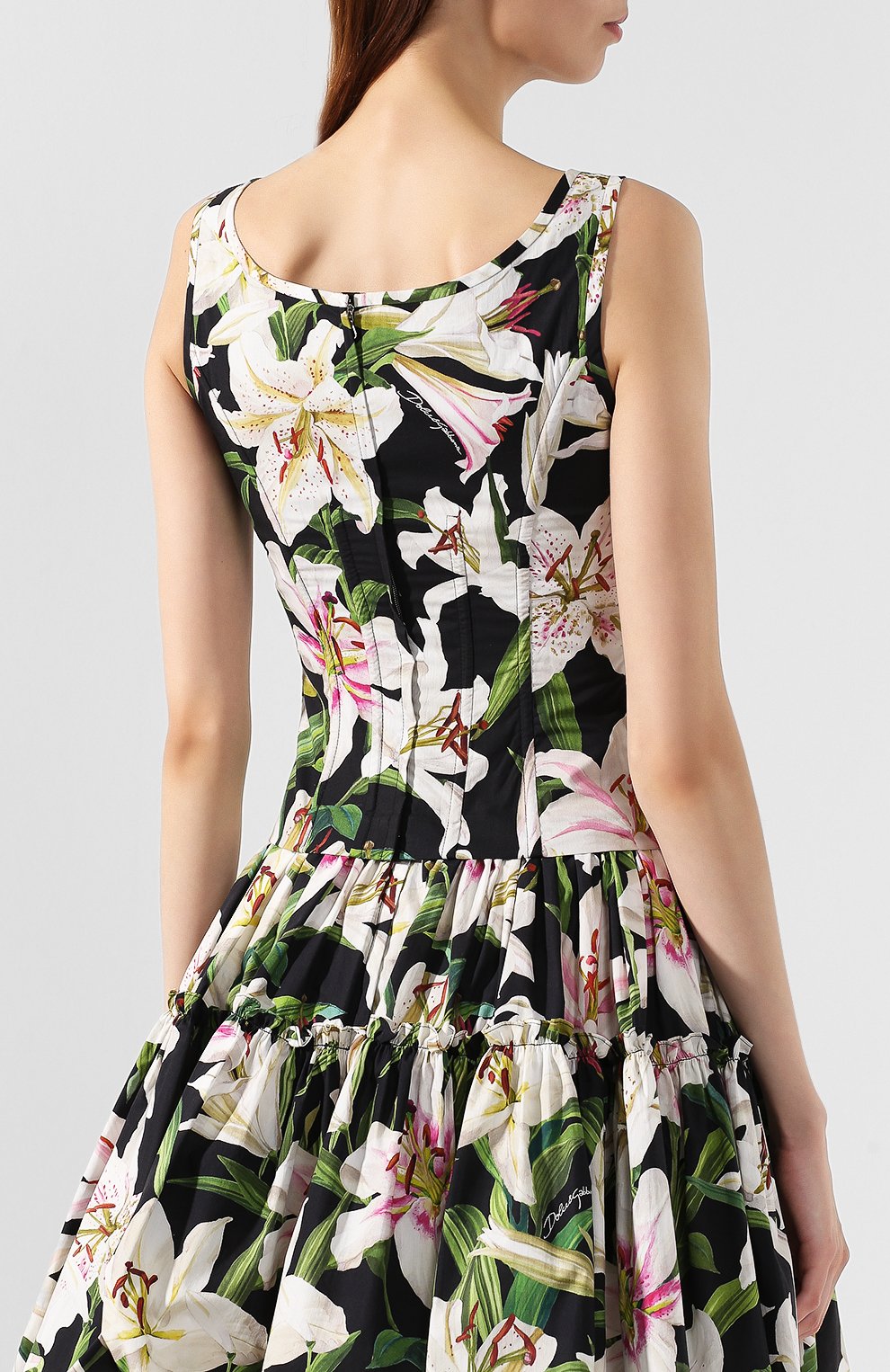 Хлопковый топ DOLCE & GABBANA, арт. F73R8T/HS5E0, фото 4