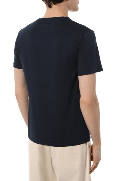 Футболка STEFANO RICCI темно-синего цвета по цене 43150 руб., арт. MNH3202450/803, фото 4 Футболка STEFANO RICCI, арт. MNH3202450/803, фото 4