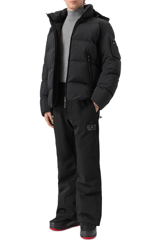 Утепленные брюки EA7 7M000465/AF13889 Чёрный  7M000465/AF13889 Фото 2