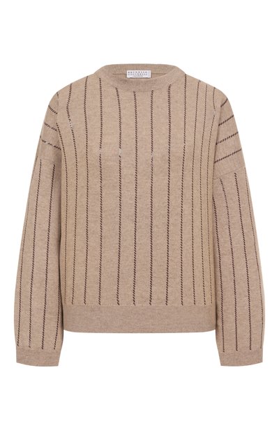 Женский кашемировый пуловер BRUNELLO CUCINELLI, арт. M12215100P