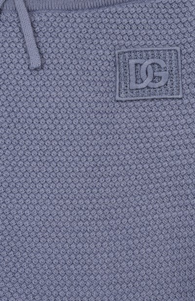 Хлопковые джоггеры DOLCE & GABBANA тёмно-голубого цвета по цене 53850 руб., арт. L1KP12/JBCIR, фото 3 Хлопковые джоггеры DOLCE & GABBANA, арт. L1KP12/JBCIR, фото 3