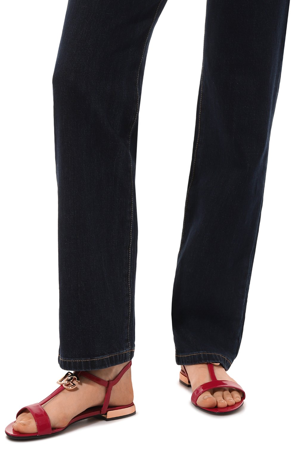 Кожаные сандалии DOLCE & GABBANA, арт. CQ0487/A1037, фото 3