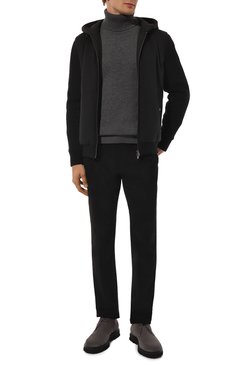 Мужские замшевые дезерты KITON серого цвета, арт. USSA212N0110804 | Фото 2 (Региональные ограничения белый список (Axapta Mercury): Не проставлено; Нос: Не проставлено; Мужское Кросс-КТ: Дезерты-обувь; Материал внешний: Замша, Натуральная кожа; Материал утеплителя: Без утеплителя; Материал внутренний: Натуральная кожа; Подо�шва: Плоская)