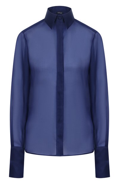 Женская шелковая рубашка KITON, арт. D59456K0592E02
