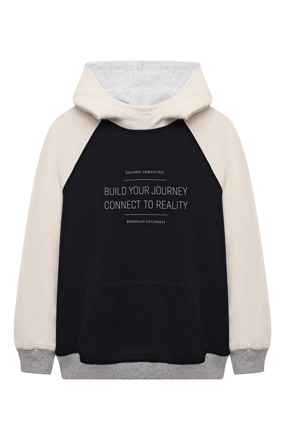 Худи из кашемира и хлопка BRUNELLO CUCINELLI, арт. BE843E134A, фото 1