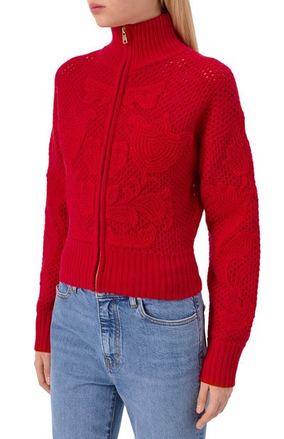 Кардиган из шерсти и кашемира ХОХЛОМА Х АЛЕНА АХМАДУЛЛИНА, арт. WKT1114, фото 3