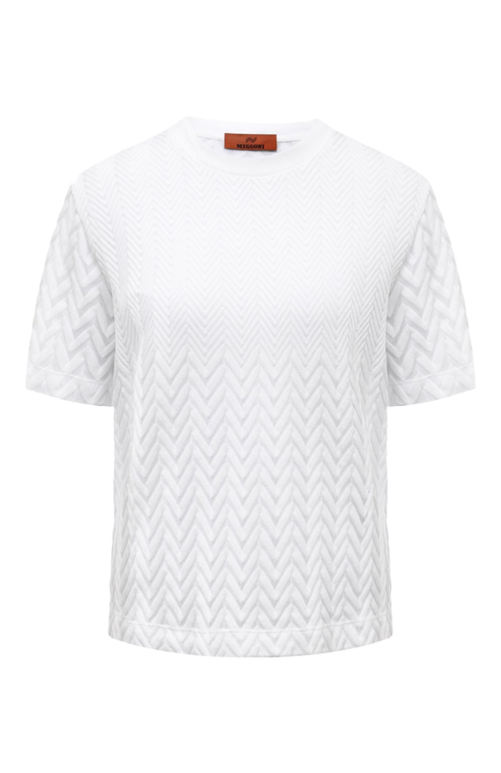 Футболка из хлопка и вискозы MISSONI, арт. DS24SL01/BR00JE, фото 1