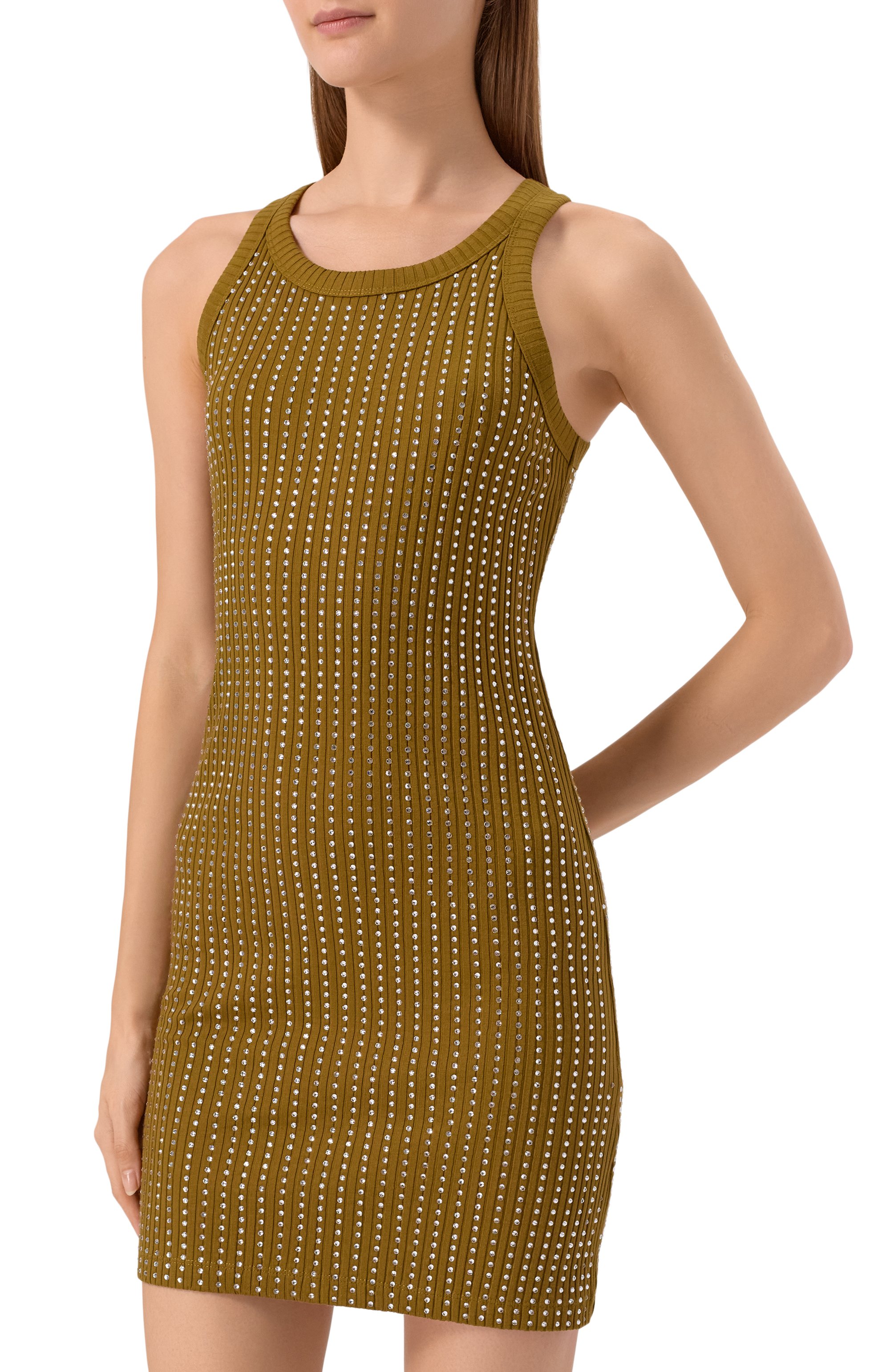 Хлопковое платье THE ATTICO, арт. 251WCW00206/JJJ051TR, фото 3