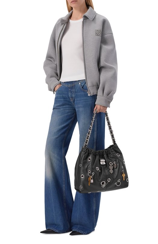 Сумка-тоут The Grommet Charm Cristina MARC JACOBS (THE) 2S6HTT008H01 Чёрный  2S6HTT008H01 Фото 3