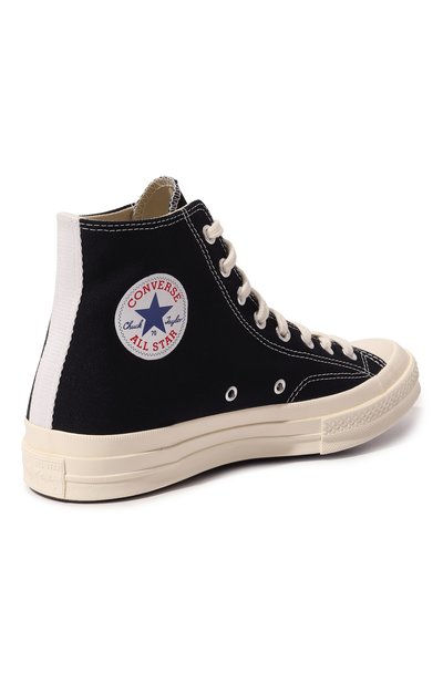 Текстильные кеды comme des garcons play x converse COMME DES GARCONS PLAY, арт. 150204, фото 5