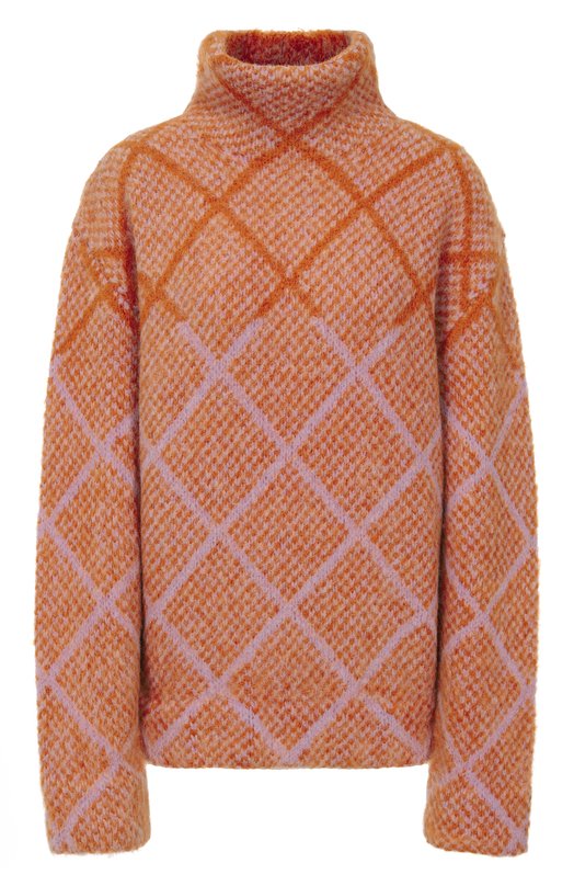 Шерстяной свитер Dries Van Noten 252-011227-2709 Оранжевый 252-011227-2709