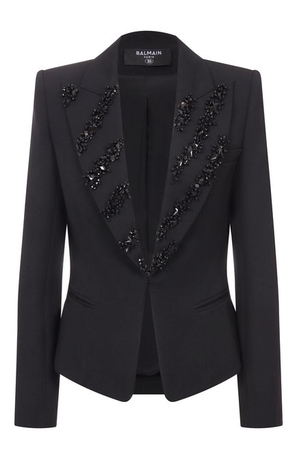 Женский шерстяной жакет BALMAIN, арт. FF0SE175/PD22
