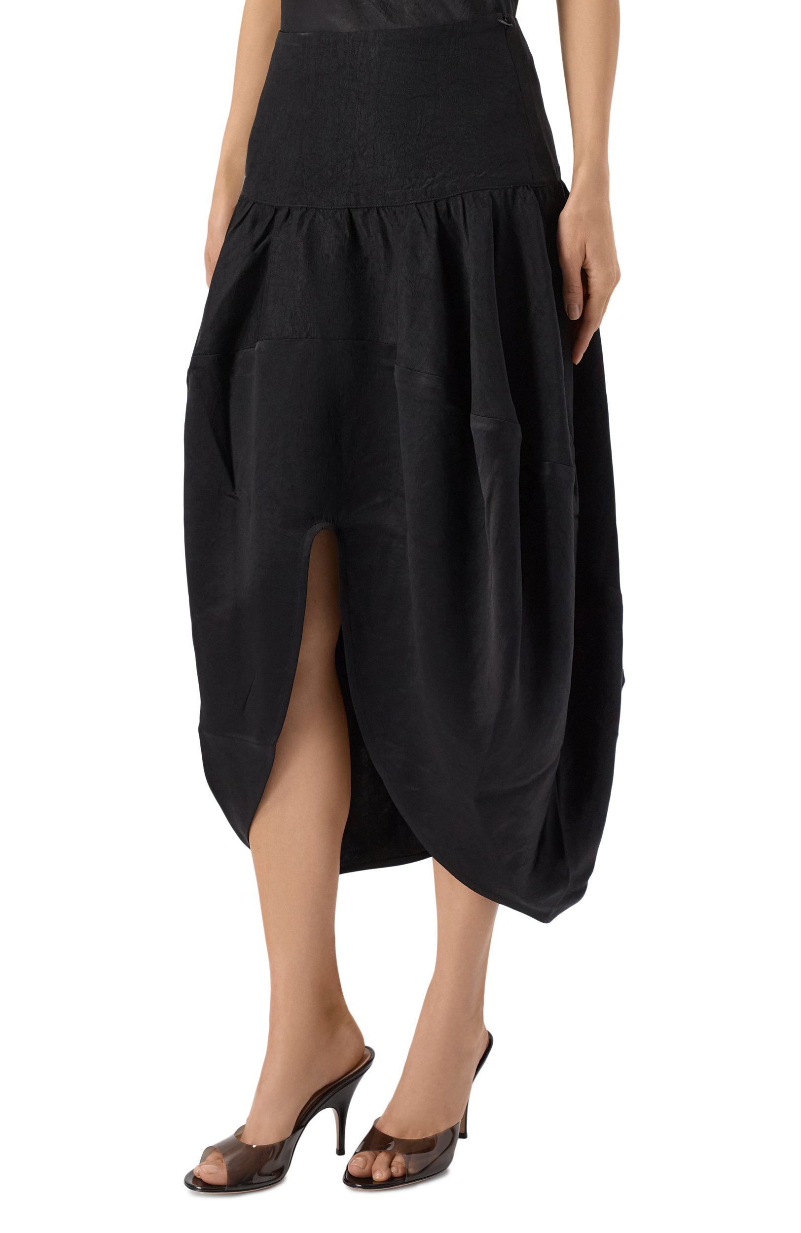 Атласная юбка YUZEFI, арт. KEYAN-BUBBLE SKIRT, фото 3