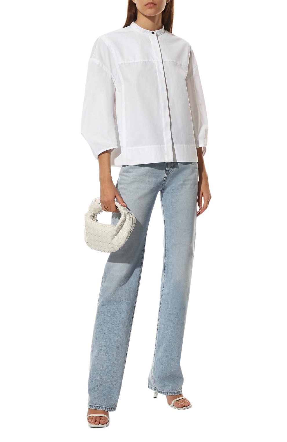 Хлопковая рубашка JIL SANDER, арт. JSPU601101-WU244200, фото 2