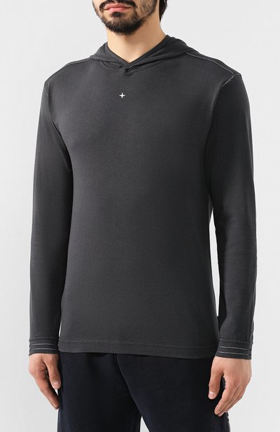 Хлопковый лонгслив STONE ISLAND, арт. 711520544, фото 3