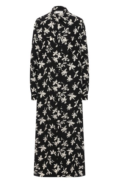 Шелковое платье SAINT LAURENT, арт. 642423/Y2C16, фото 1