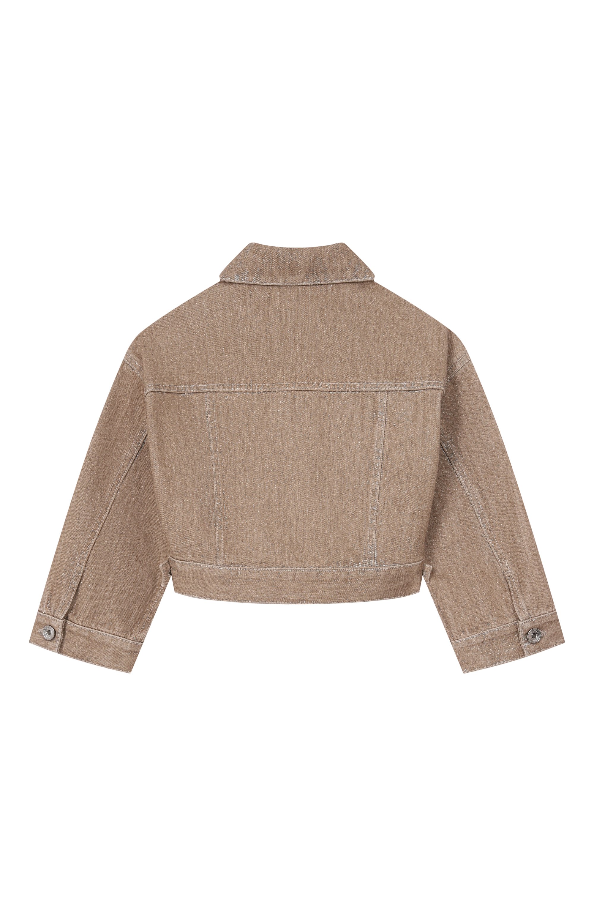 Джинсовая куртка BRUNELLO CUCINELLI бежевого цвета по цене 89950 руб., арт. BL1090613A, фото 2 Джинсовая куртка BRUNELLO CUCINELLI, арт. BL1090613A, фото 2