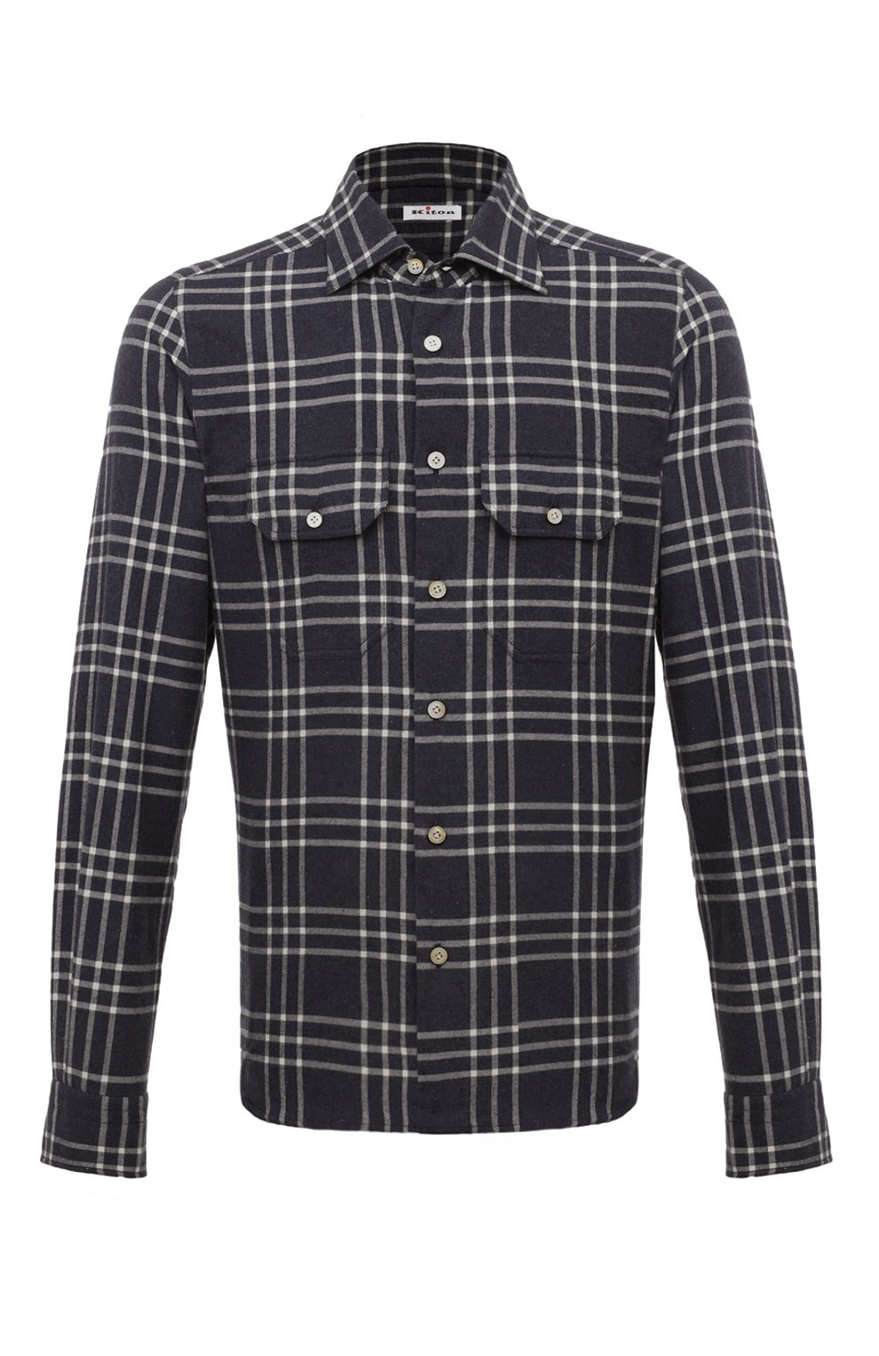 Хлопковая рубашка KITON, арт. UCWMH0864902, фото 1