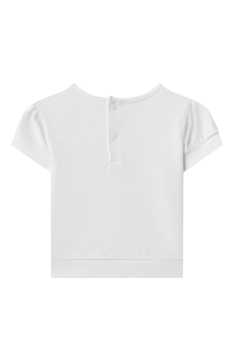Детский комплект из футболки и шорт KARL LAGERFELD KIDS светло-розового цвета, арт. Z30513 | Фото 3 (Нос: Не проставлено; Кросс-КТ НВ: Костюм; Материал внешний: Хлопок; Ростовка одежда: 9 мес | 74 см, 12 мес | 80 см, 18 мес | 86 см)