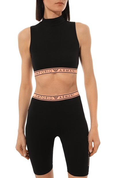 Хлопковый топ EMPORIO ARMANI, арт. 164430/3R227, фото 3