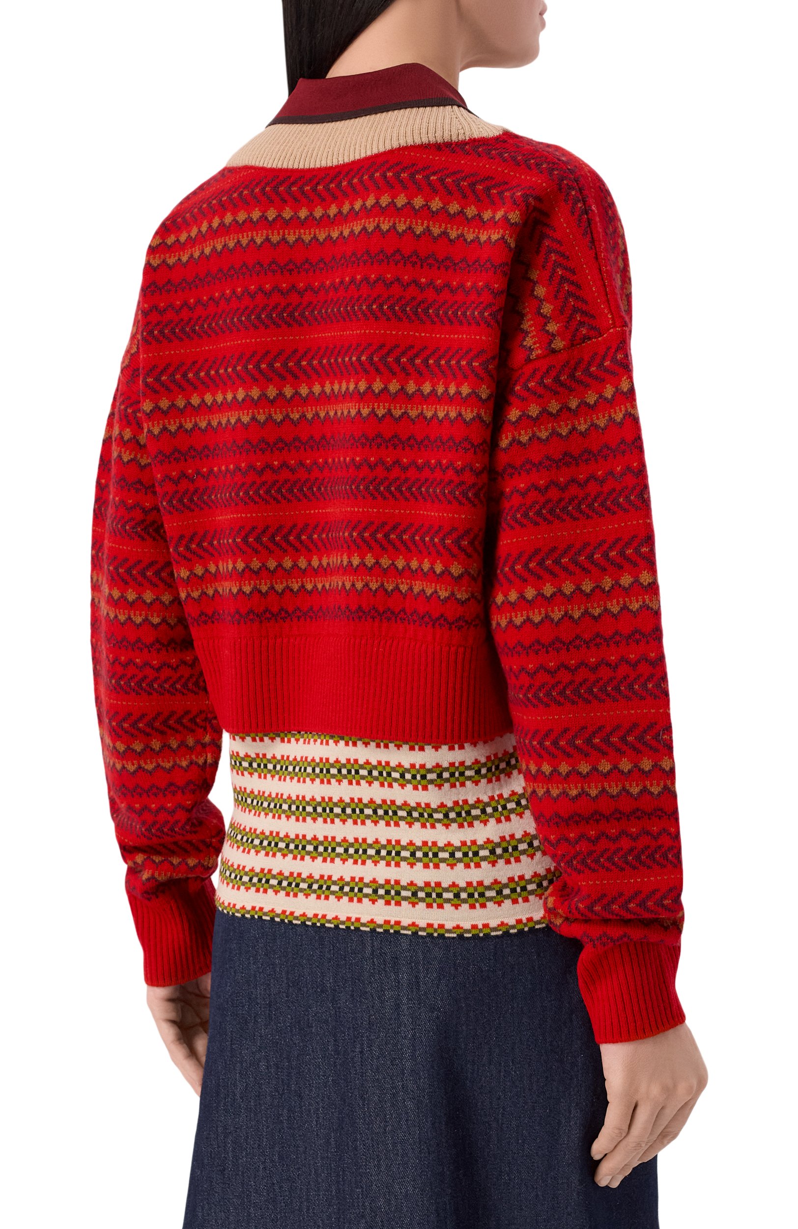 Поло из шерсти и вискозы DRIES VAN NOTEN, арт. 011226/4760, фото 4