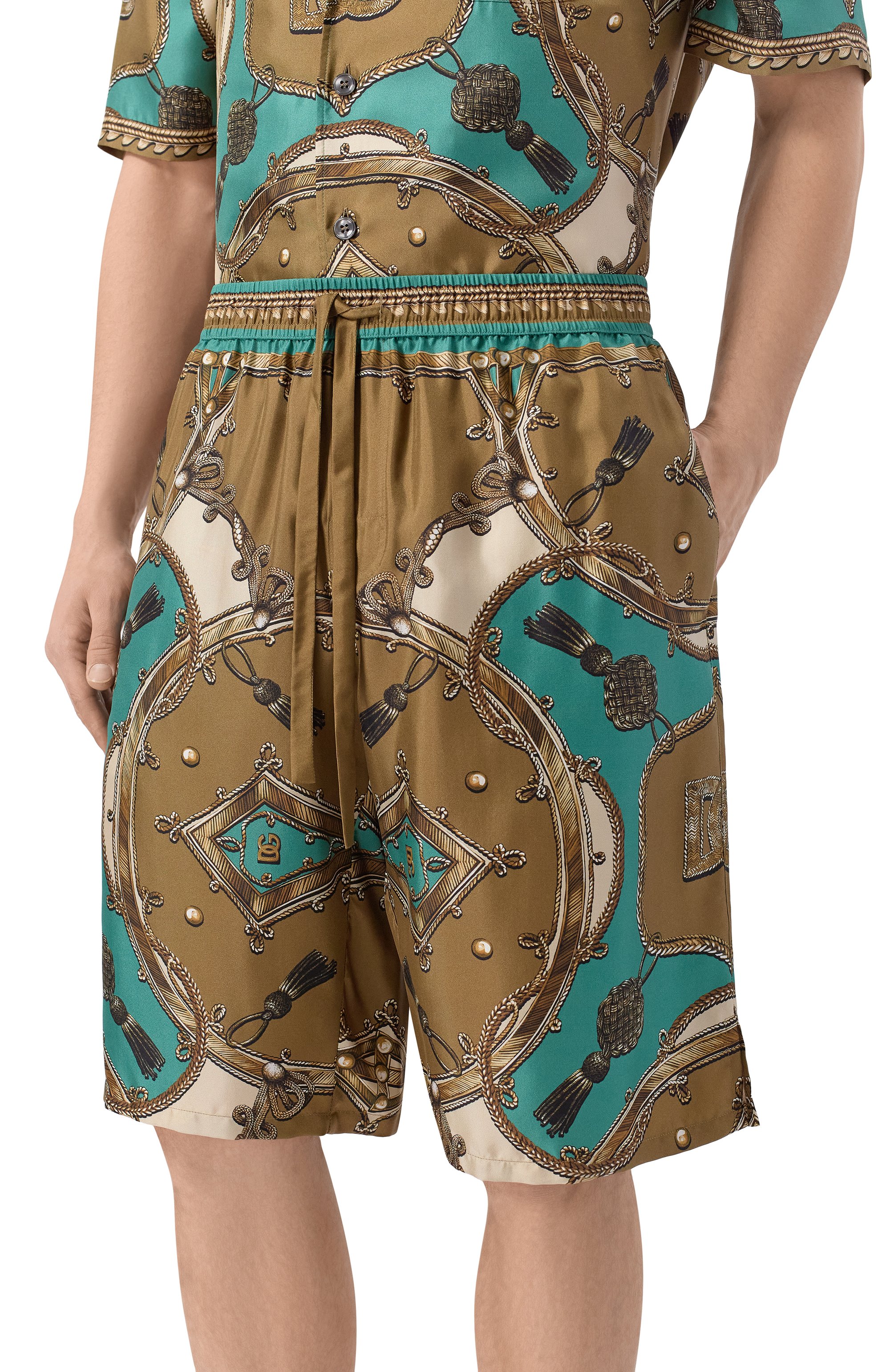 Шелковые шорты DOLCE & GABBANA, арт. GV37AT/HI12C, фото 3