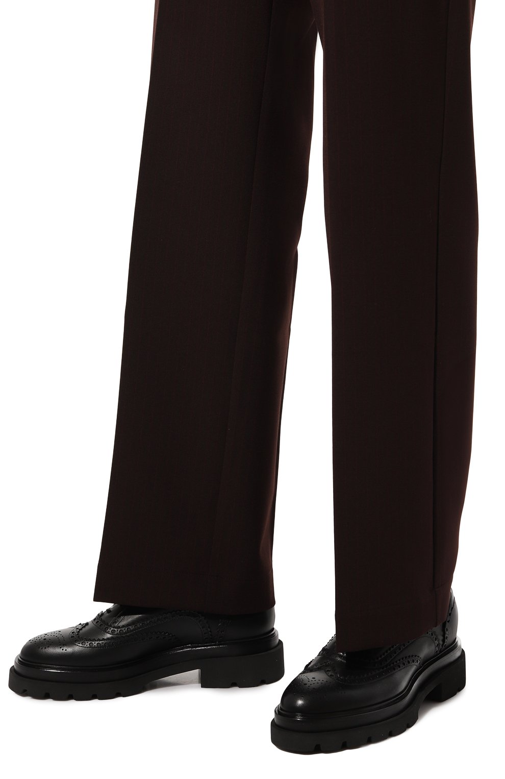 Кожаные оксфорды SANTONI, арт. WUEG71072G0MNLGA, фото 3