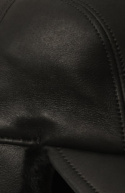 Кожаная бейсболка PRADA, арт. 2HC084-39A-F0002, фото 4