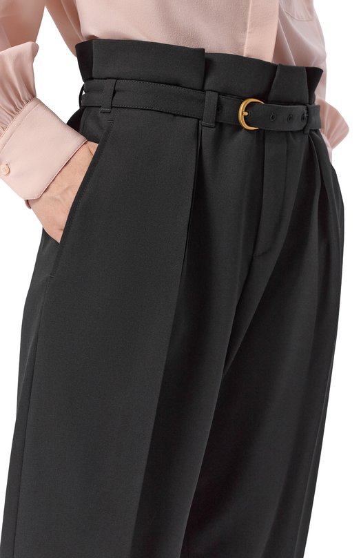 Шерстяные брюки Chloé CH26SPA22067 Чёрный  CH26SPA22067 Фото 5
