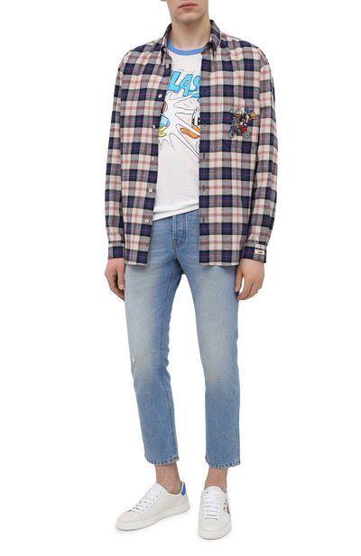 Футболка изо льна и хлопка disney  x gucci GUCCI, арт. 645302/XJC8W, фото 2