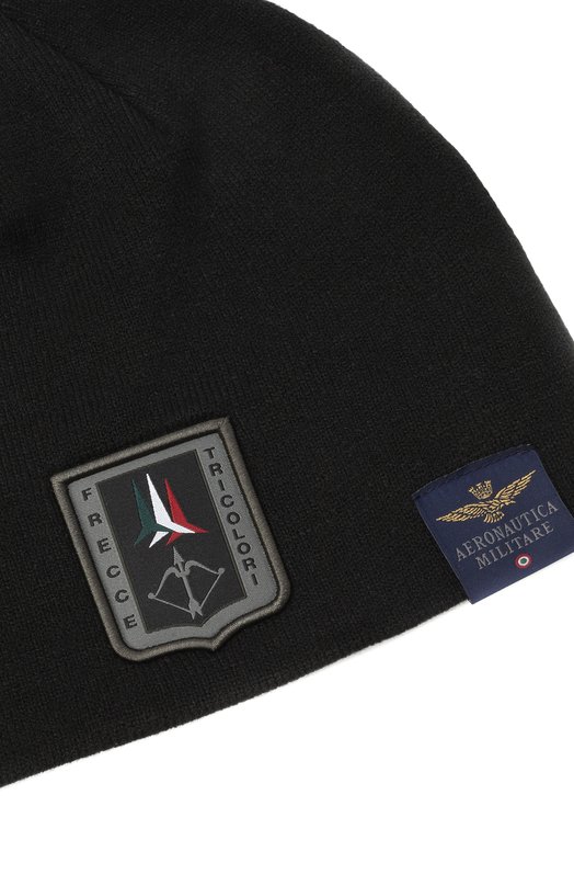 Шапка Aeronautica Militare CU0036UL00450 Чёрный  CU0036UL00450 Фото 3