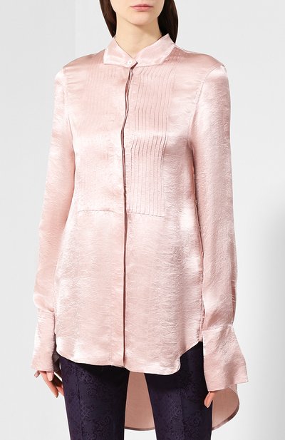 Блузка ANN DEMEULEMEESTER розового цвета по цене 72250 руб., арт. 1901-2004-P-161-030, фото 3 Блузка ANN DEMEULEMEESTER, арт. 1901-2004-P-161-030, фото 3
