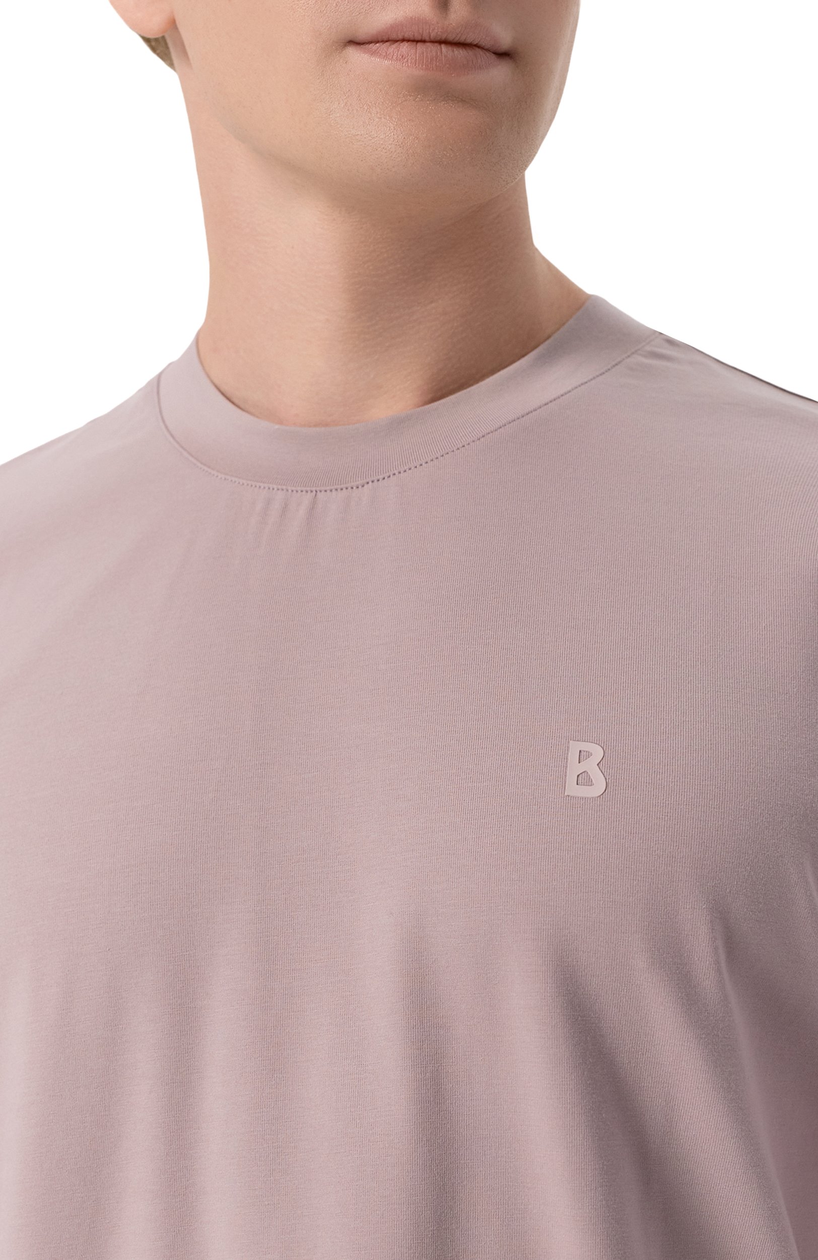 Хлопковая футболка BOGNER светло-розового цвета по цене 15400 руб., арт. 58192199, фото 5 Хлопковая футболка BOGNER, арт. 58192199, фото 5