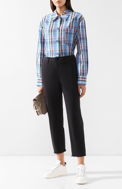 Укороченные джинсы RAG AND BONE черного цвета по цене 23000 руб., арт. W29271442, фото 2 Укороченные джинсы RAG AND BONE, арт. W29271442, фото 2