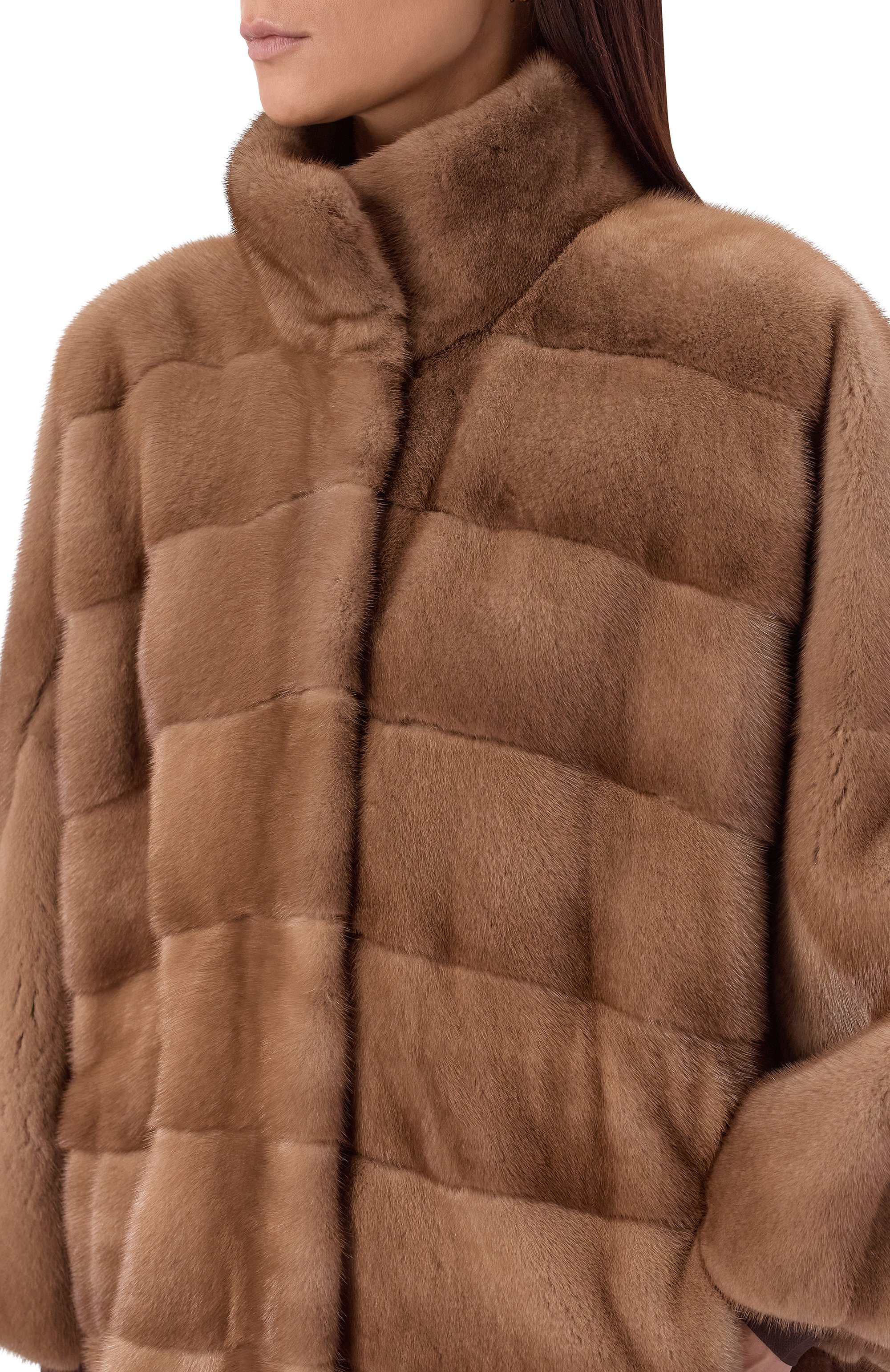 Шуба из норки KITON темно-бежевого цвета по цене 3145000 руб., арт. D60684K0538F54, фото 5 Шуба из норки KITON, арт. D60684K0538F54, фото 5