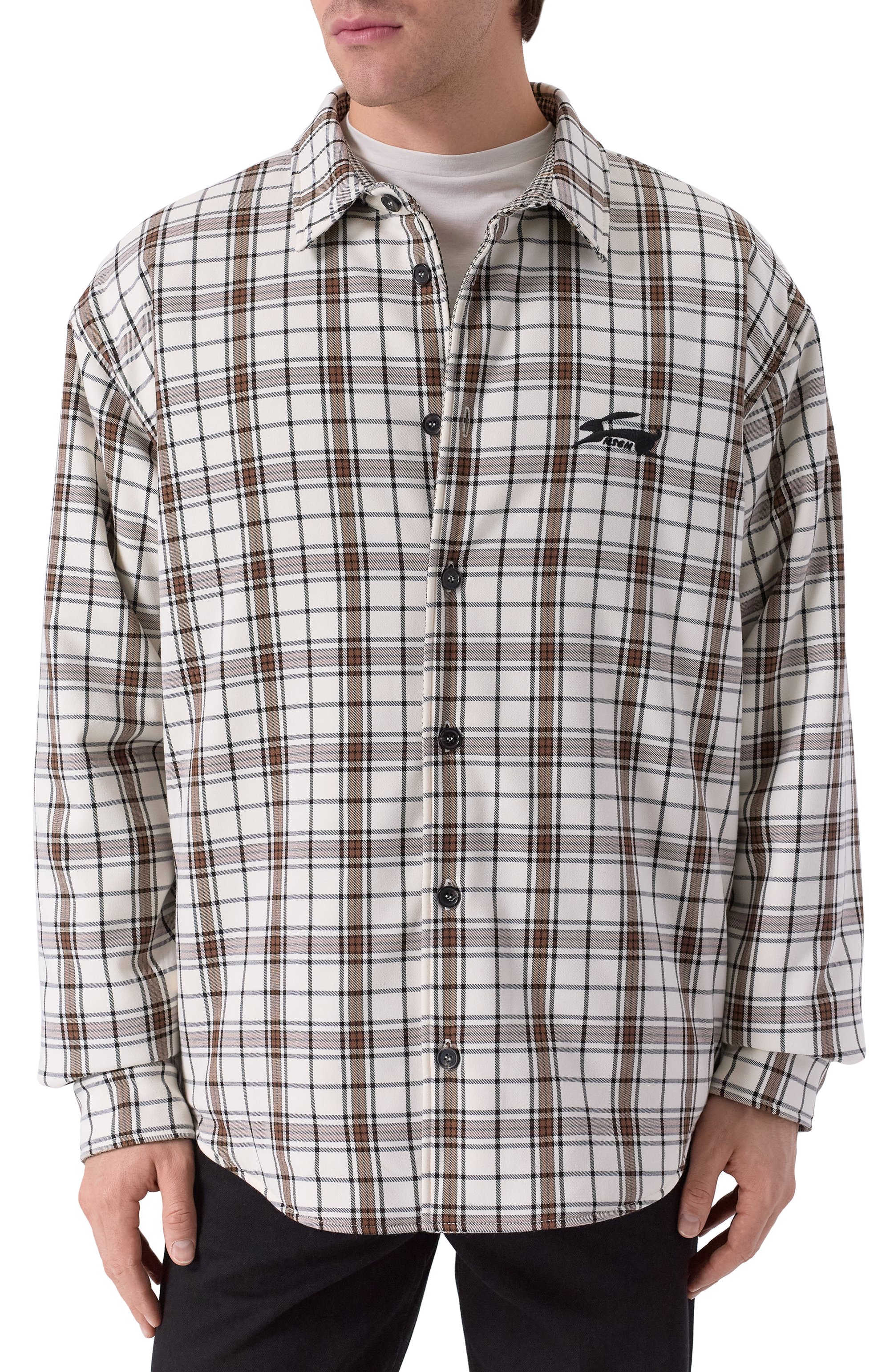 Двусторонняя куртка-рубашка MSGM, арт. 3940MH23/257503, фото 3