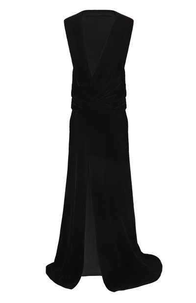 Женское бархатное платье VALENTINO, арт. 5B0VDKA54AT