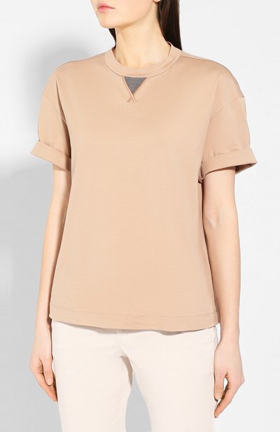 Хлопковый топ BRUNELLO CUCINELLI, арт. M0045BX100, фото 3