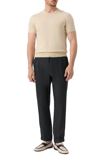Мужские комбинированные лоферы DOLCE & GABBANA, арт. A50698/A9Q93