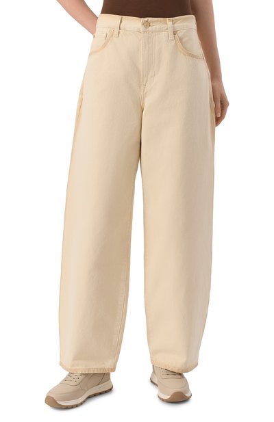 Джинсы bonnie 7 FOR ALL MANKIND кремового цвета по цене 37050 руб., арт. 7UF70E431A5, фото 3 Джинсы bonnie 7 FOR ALL MANKIND, арт. 7UF70E431A5, фото 3
