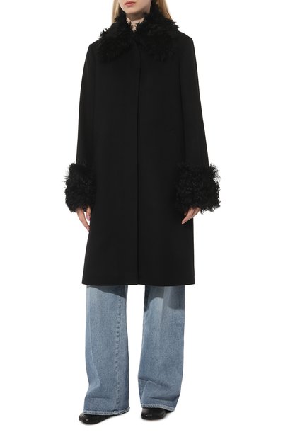 Шерстяное пальто LUDA NIKISHINA, арт. CT/TOE/black/warm, фото 3