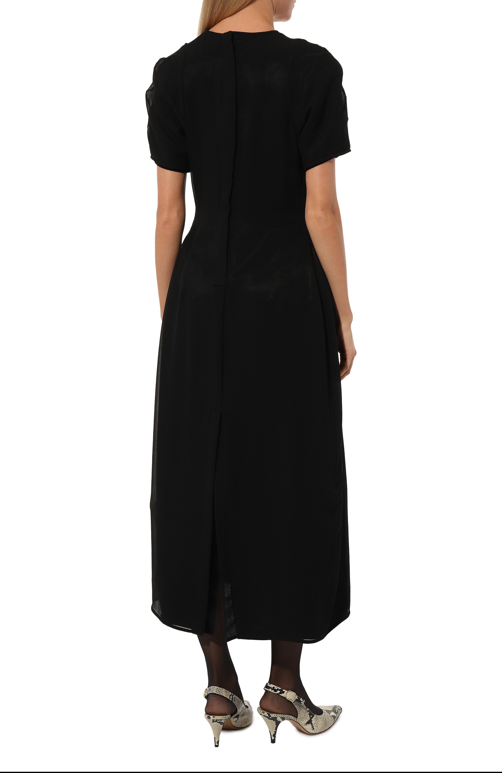 Шелковое платье JIL SANDER, арт. J03CT0413-J57120, фото 4