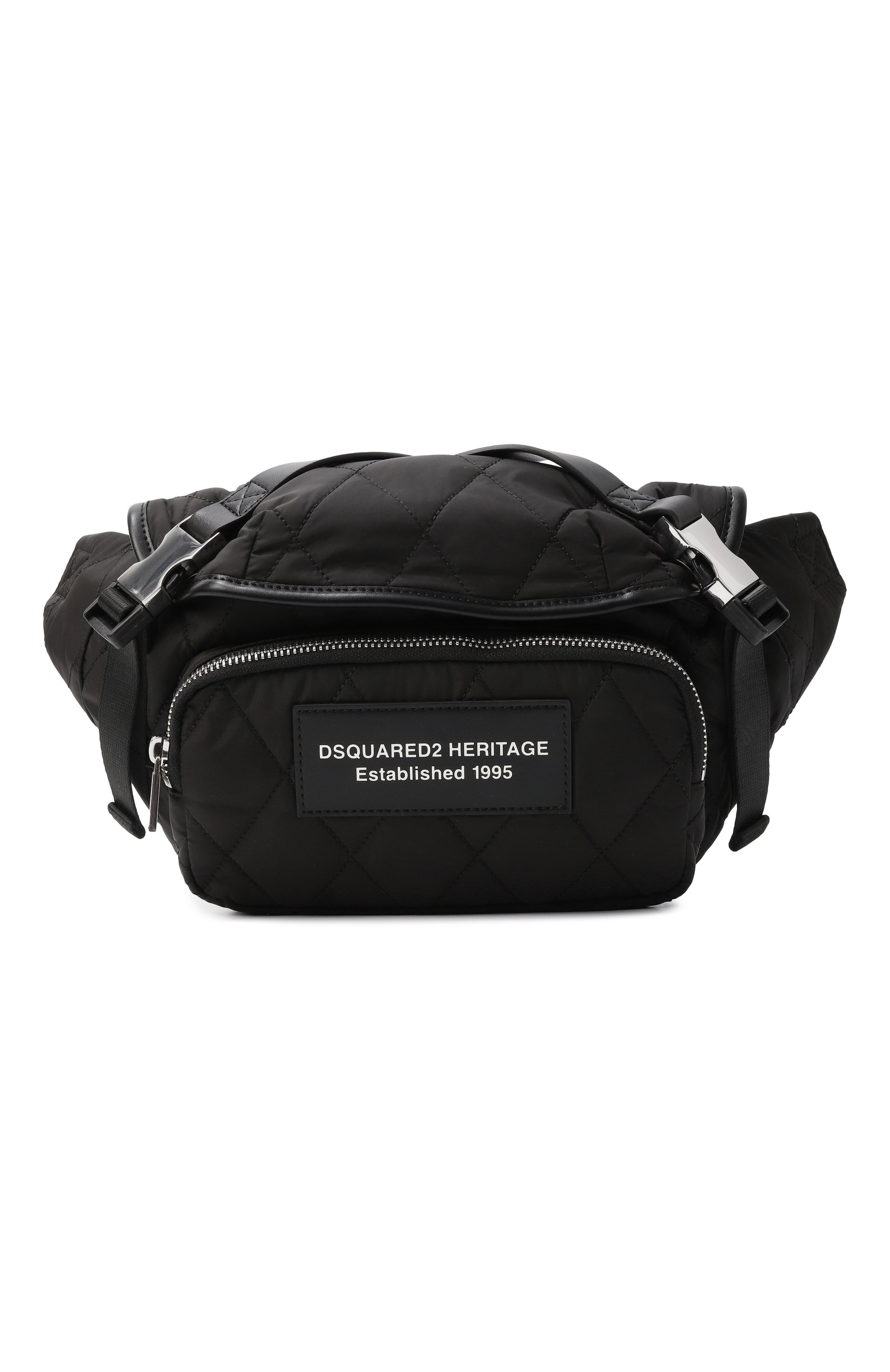 Поясная сумка heritage DSQUARED2 черного цвета по цене 69950 руб., арт. BBM0074/11702380, фото 1 Поясная сумка heritage DSQUARED2, арт. BBM0074/11702380, фото 1