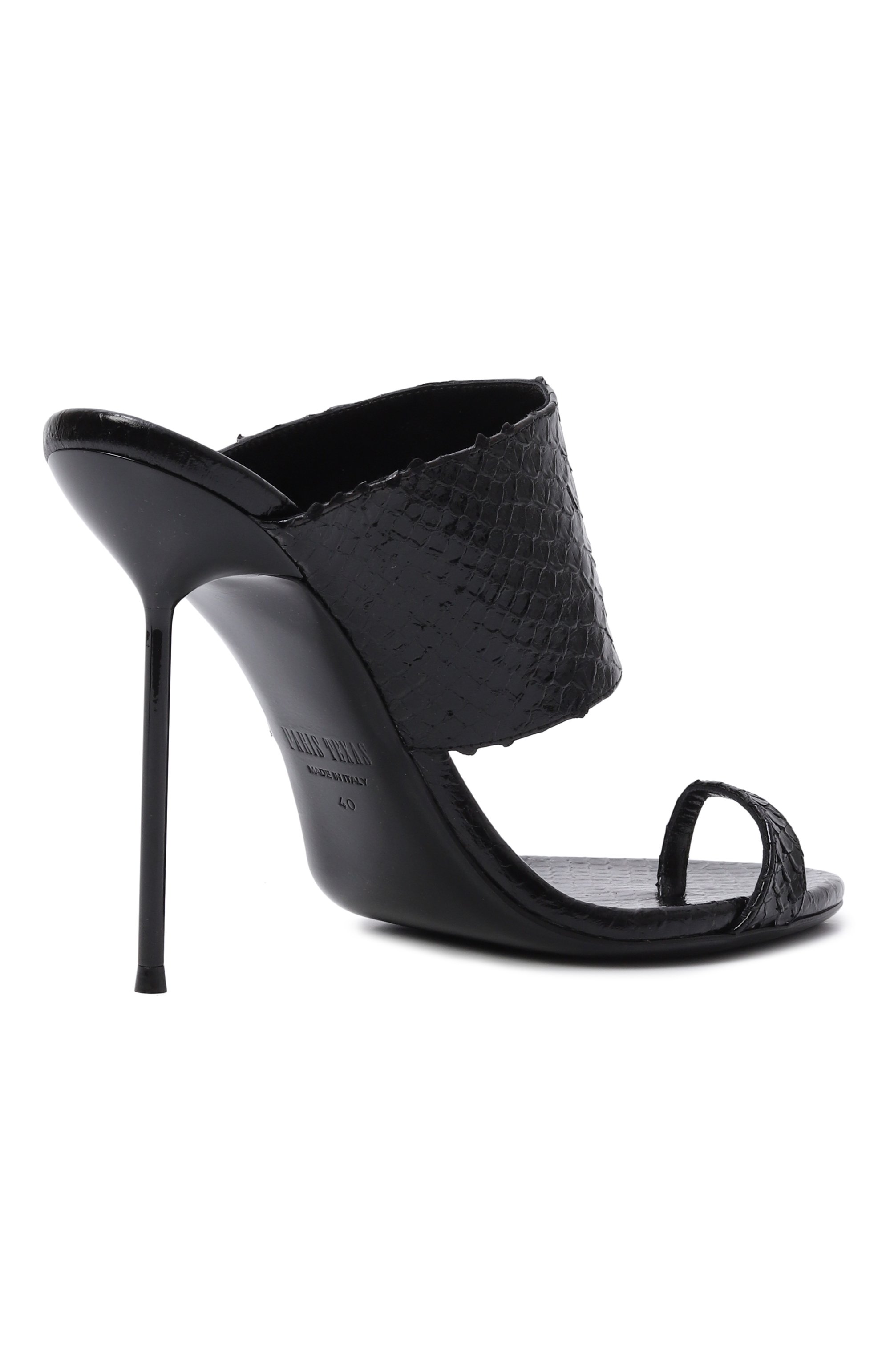 Кожаные мюли lidia 105 PARIS TEXAS черного цвета по цене 98500 руб., арт. PX1825/XPTAC, фото 5 Кожаные мюли lidia 105 PARIS TEXAS, арт. PX1825/XPTAC, фото 5