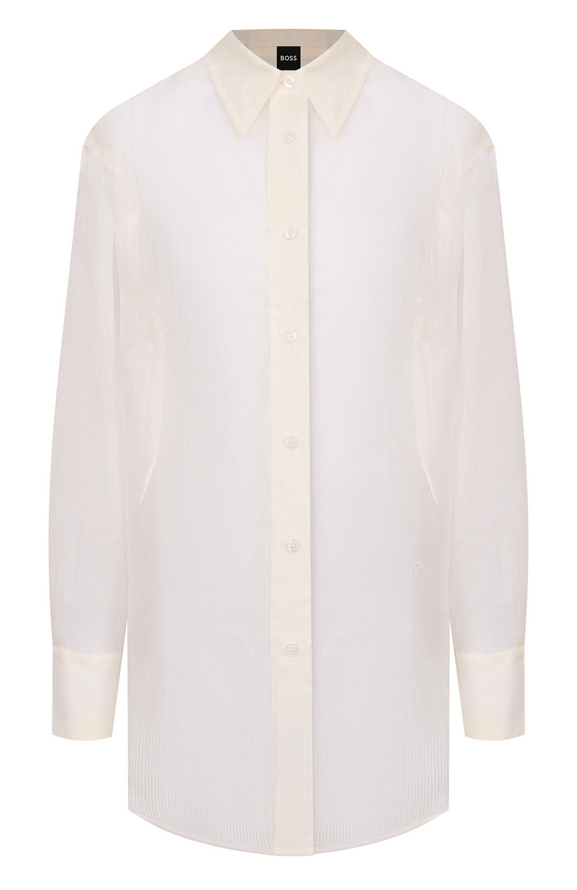 Рубашка изо льна и шелка BOSS, арт. 50540035, фото 1
