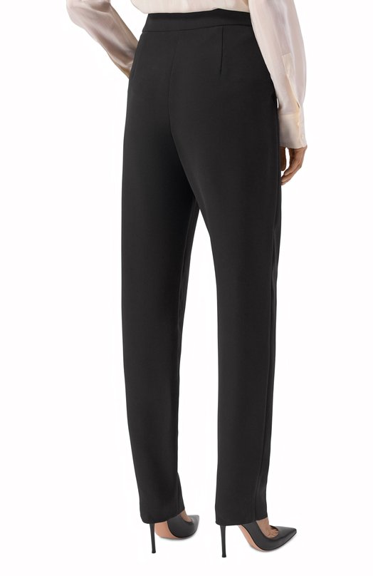 Шелковые брюки Giorgio Armani GW002792/TE10071 Чёрный  GW002792/TE10071 Фото 4