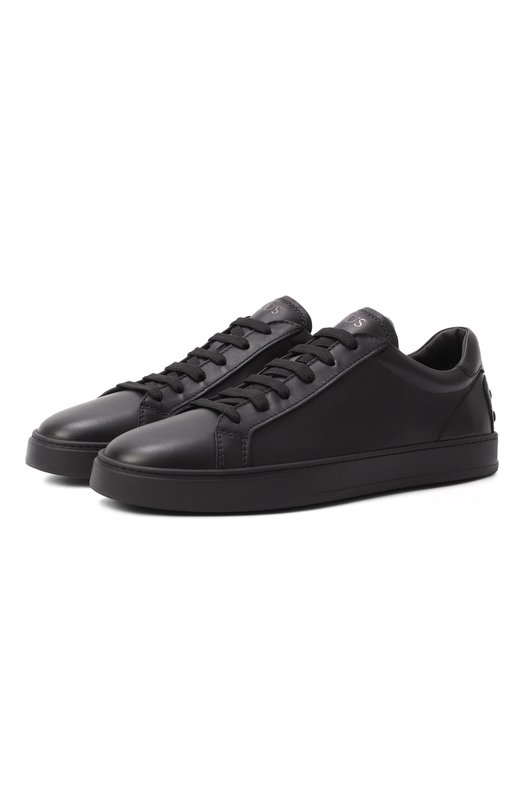Кожаные кеды Tod’s XXM04L0HZ40JUS Чёрный XXM04L0HZ40JUS