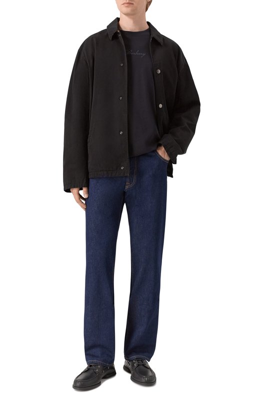 Хлопковая футболка Burberry 8119183 Чёрный  8119183 Фото 2