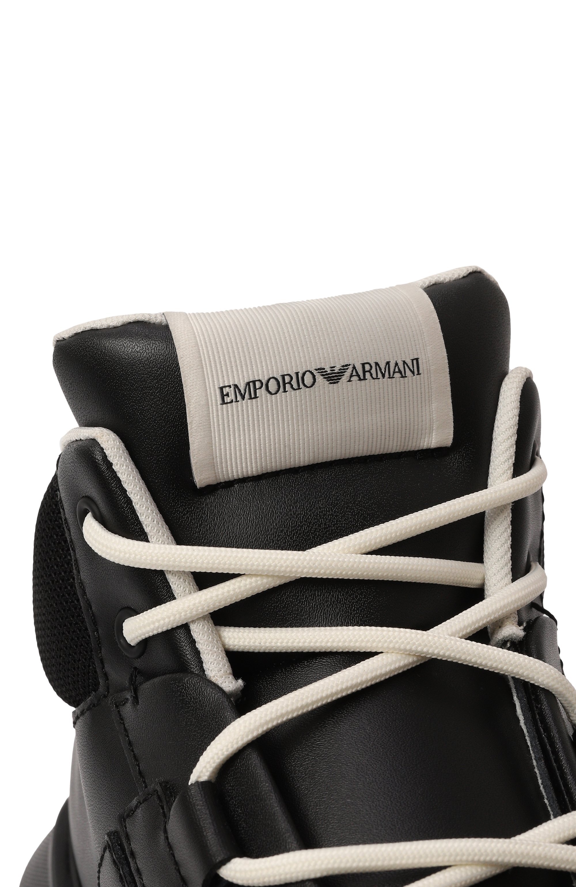 Кожаные кроссовки EMPORIO ARMANI, арт. X4Z135/XR201, фото 7